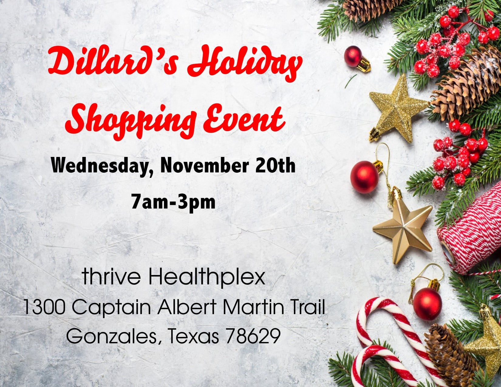 11 20 2019 Thrive Dillards Gonzales Chamber Of Commerce